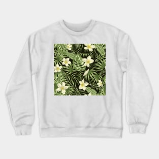 Floral Aesthetic Pattern Crewneck Sweatshirt